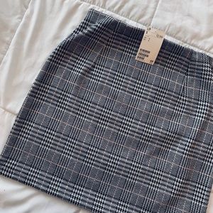 H&M plaid skirt